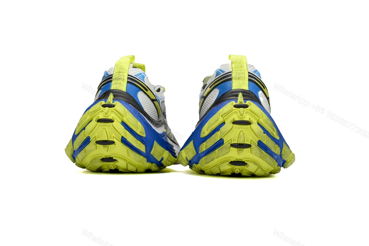 View 3 of Balenciaga 10 XL White Gray Black White Blue Fluorescent Green 784342 W2MV2 7019