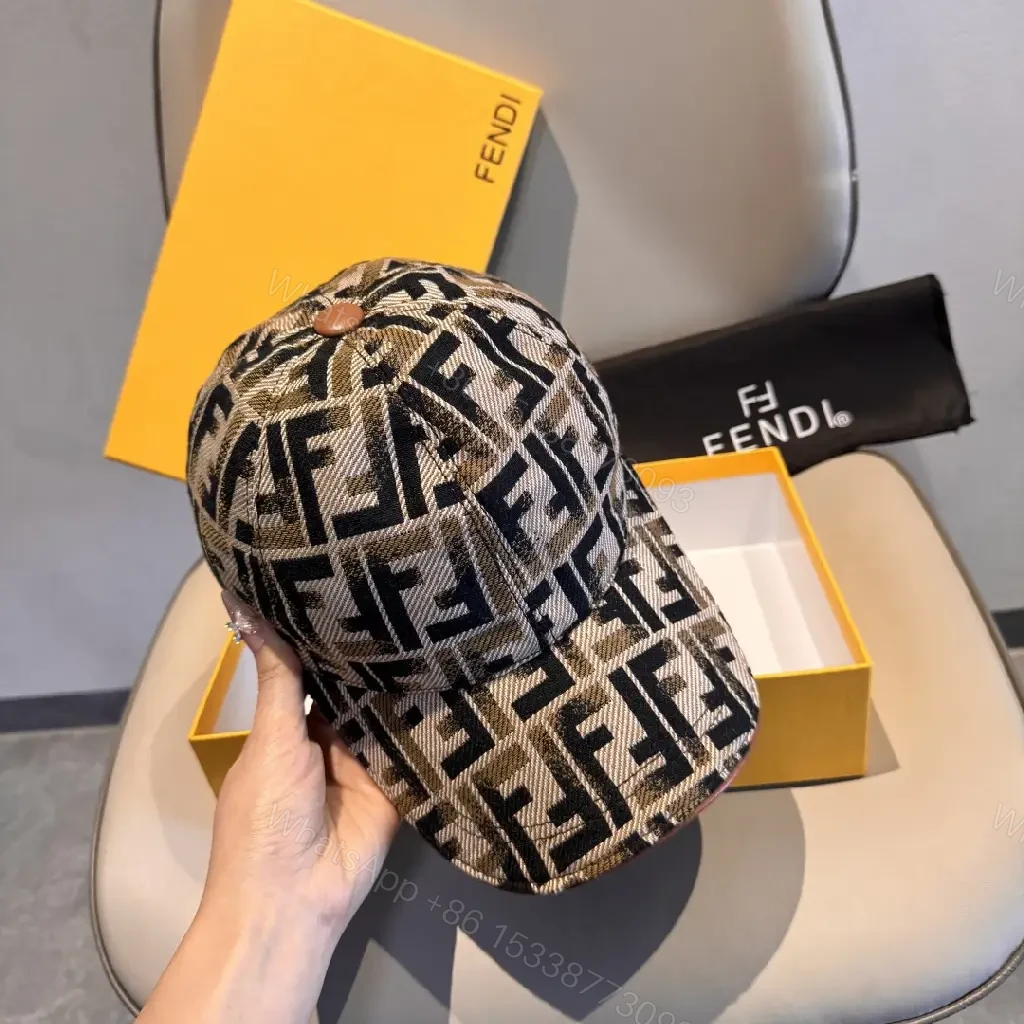 View 7 of Monogram Texture Cap: Luxe Streetwear Style, Adjustable Fit