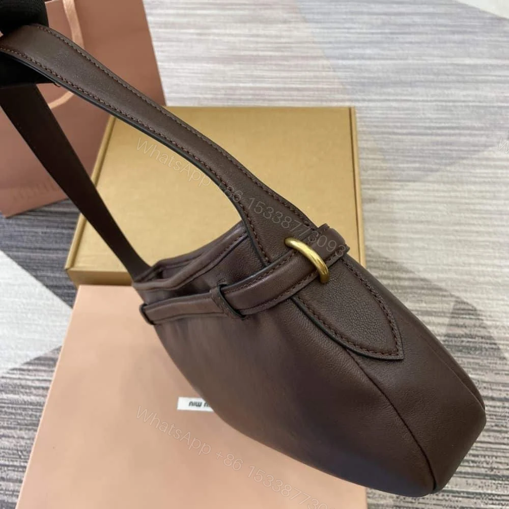 View 4 of MIUMIU AVENTURE NAPPA BAG BRIARWOOD