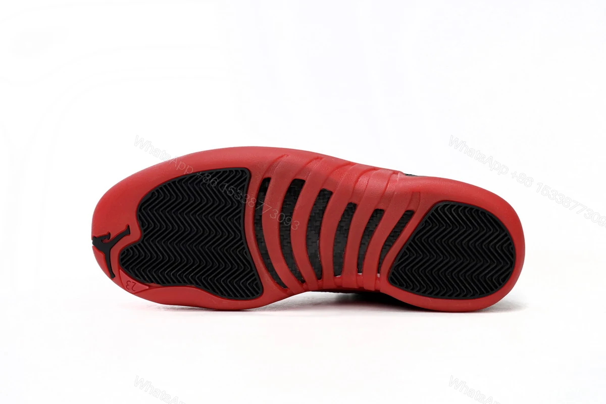 View 5 of Air Jordan 12 “Flu Game” Black Red 130690-002