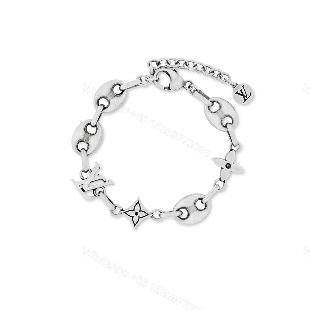 Louis Vuitton Lv Sailor Medium Bracelet Silver M03187 — view 1