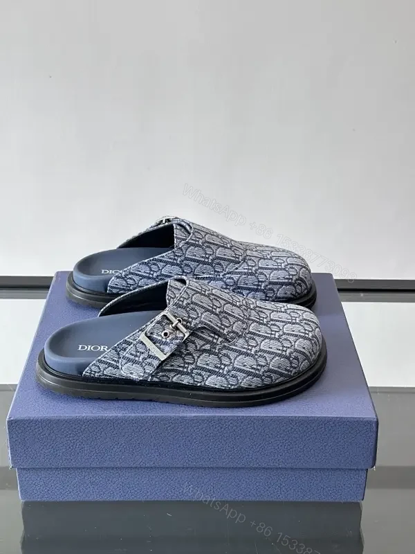 Structured Patterned Slip-Ons with Signature Monogram Motif — view 1