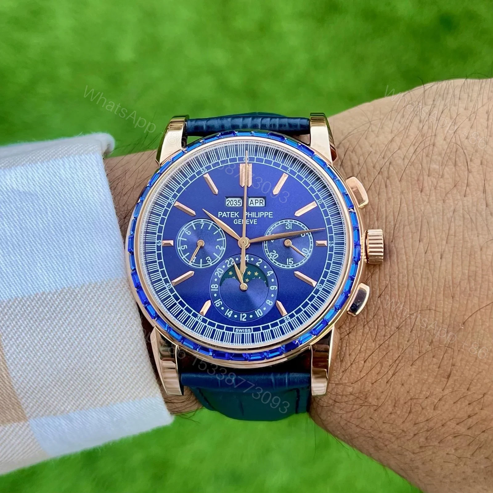 Patek Philippe Calendar Blue — view 1