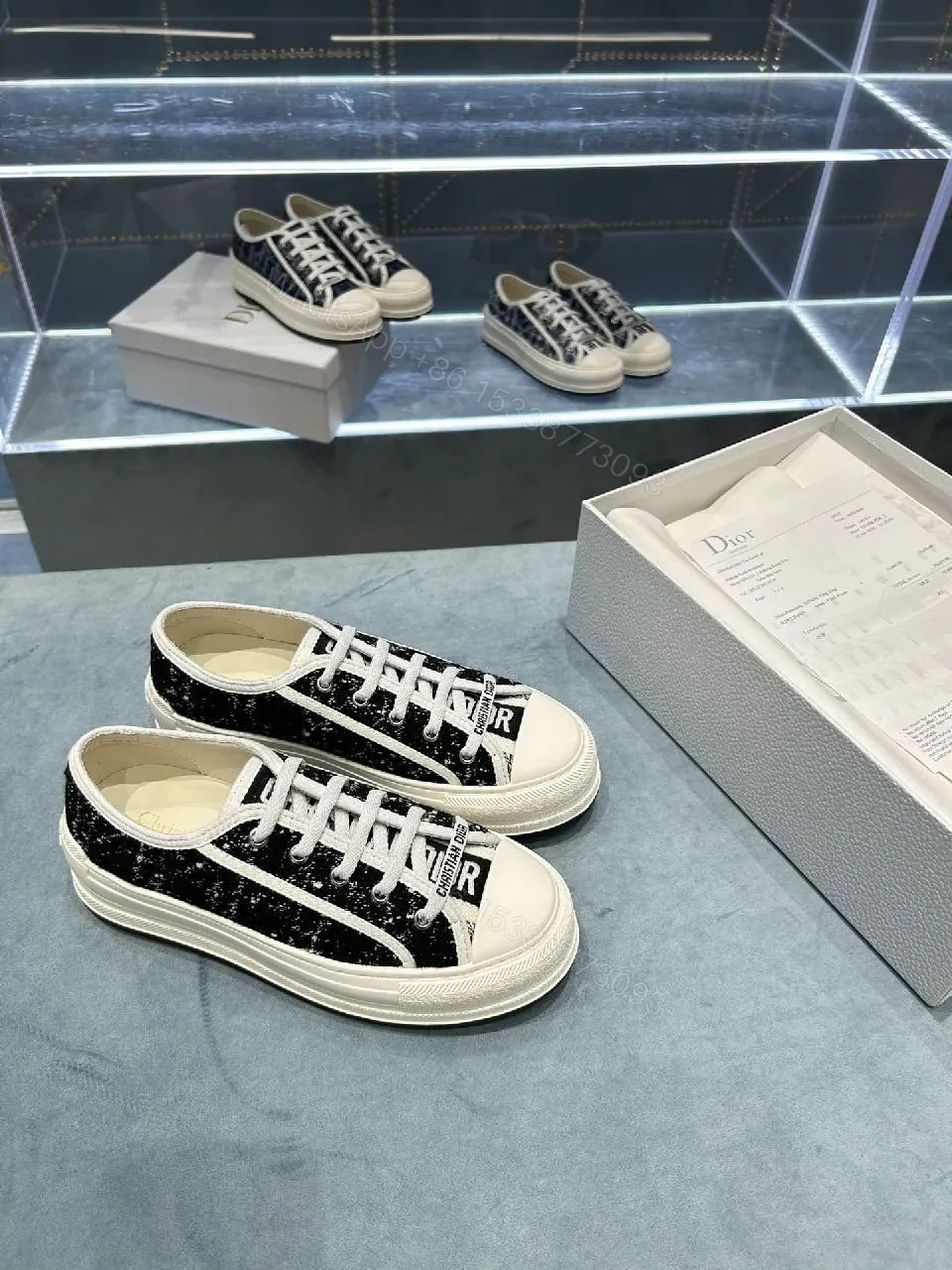 View 9 of Textured Knit Low-Top Sneaker, Premium Streetwear Style