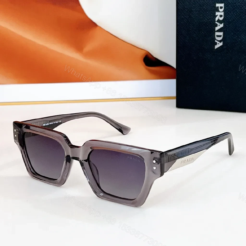 View 4 of Bold Square Sunglasses in Black Acetate with Polarized Lenses