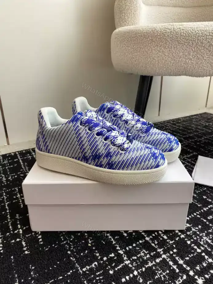View 6 of BURBERRY CHECKED KNITTED SNEAKERS – BBR101