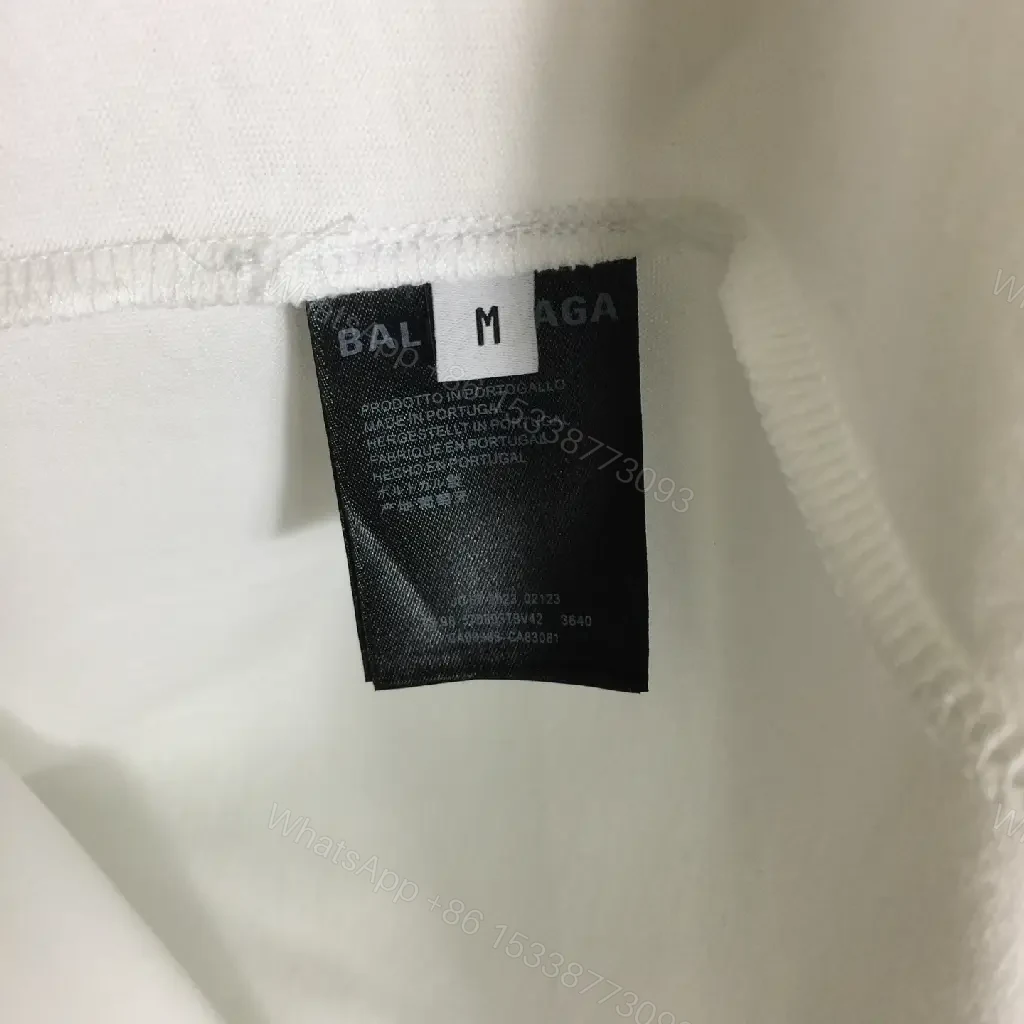 View 4 of White Cotton Tee — Minimalist Luxury, Discreet Chest Logo, Regular Fit
