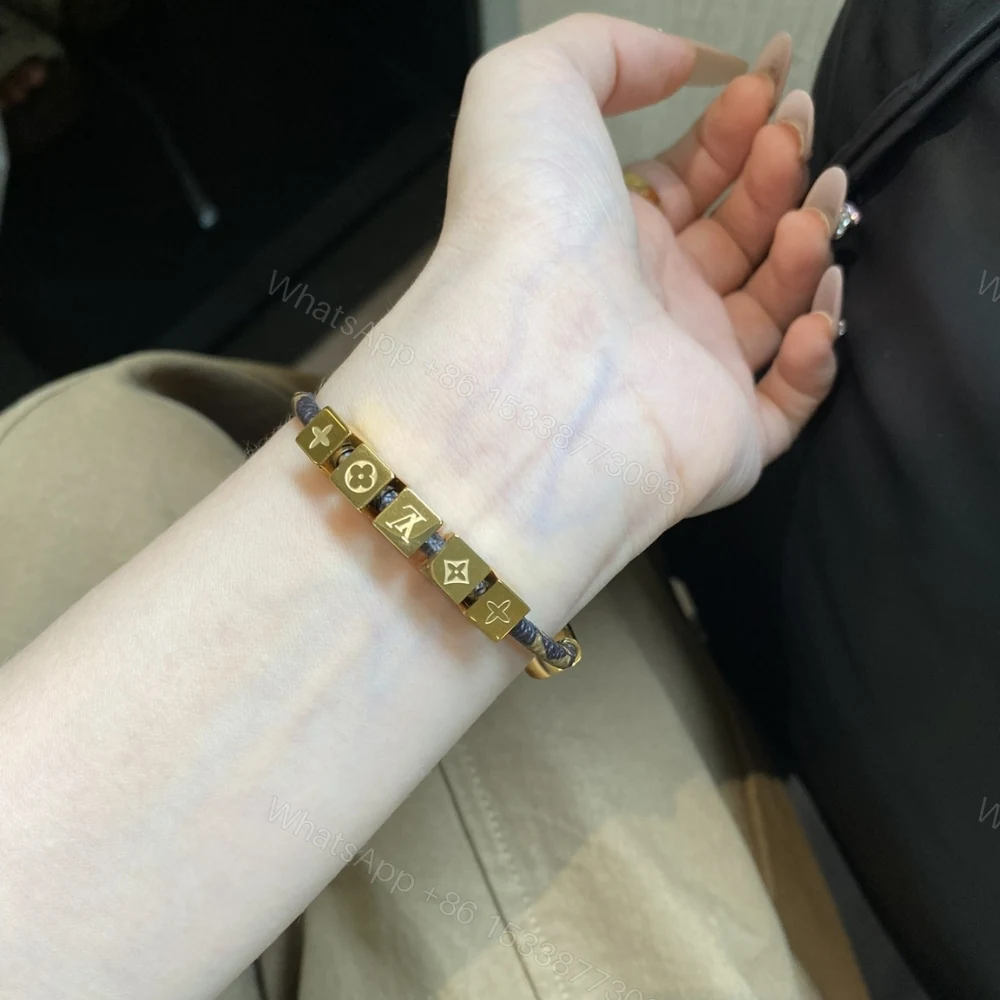 View 7 of Louis Vuitton Lv Cube Bracelet Monogram Brown M8918Z