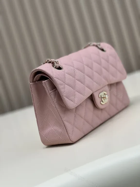 Soft Pink Quilted Chain-Handled Bag: Chic, Everyday Luxury — view 3