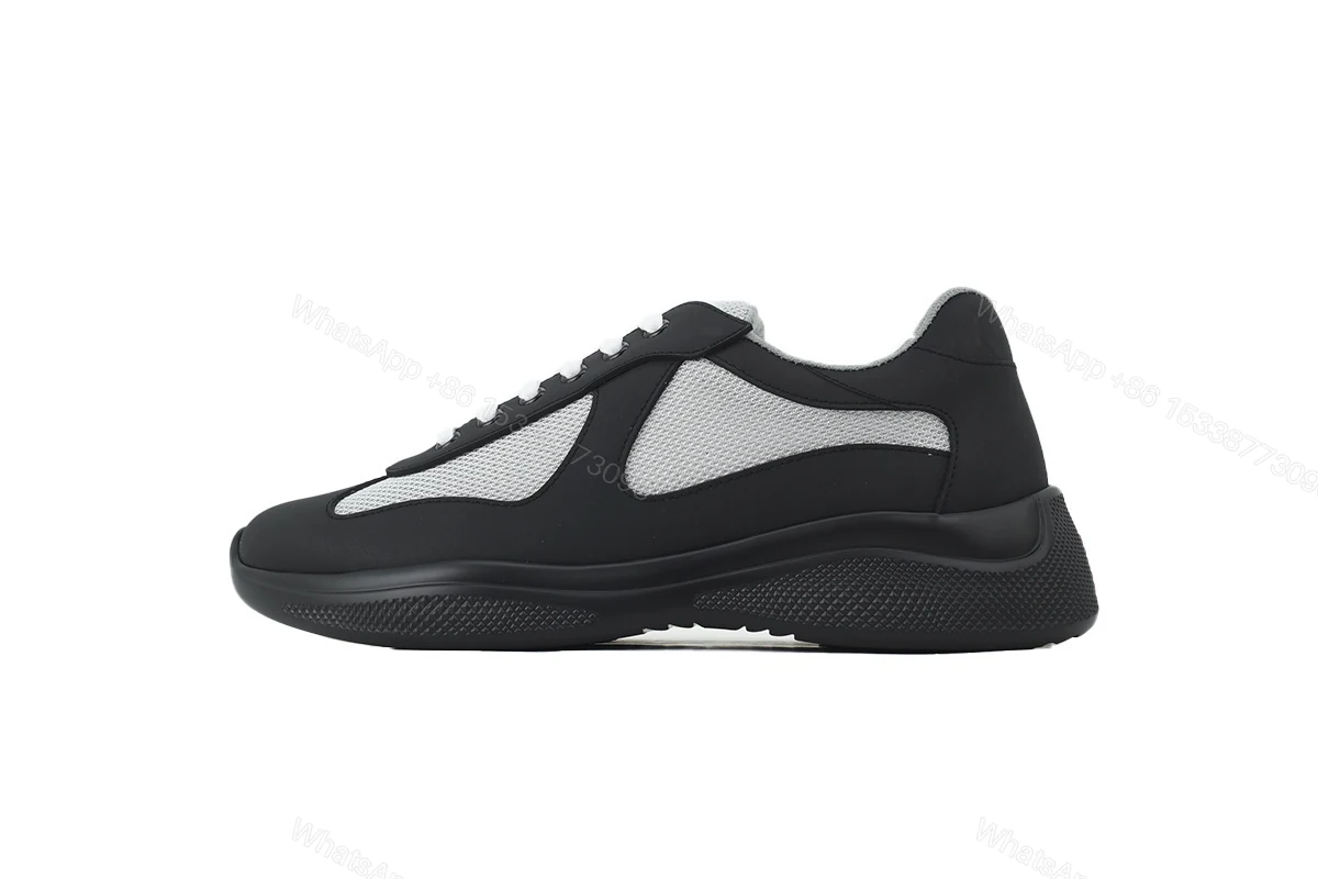 View 8 of Prada Sneakers Rubber Carbon Black