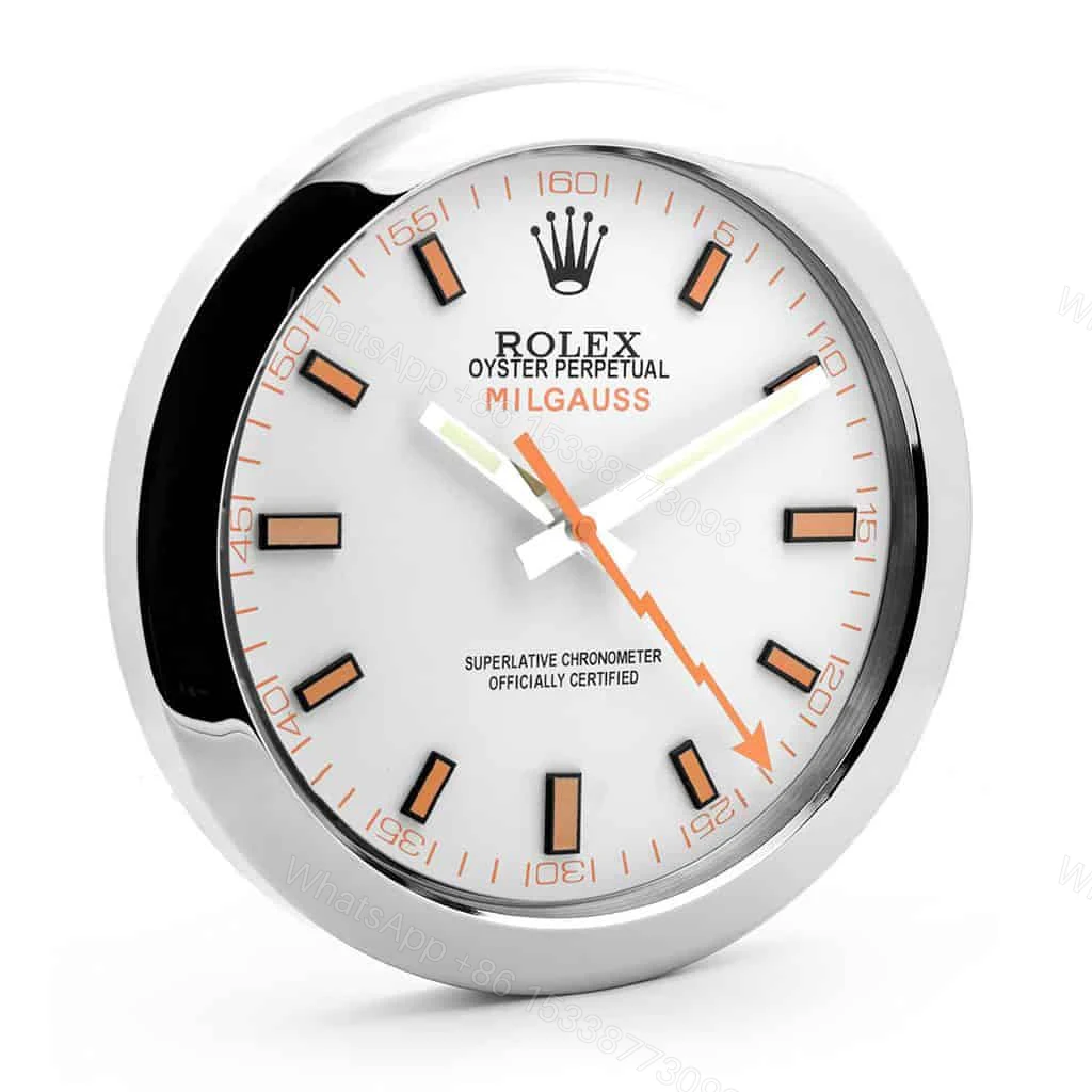 ROLEX WALL CLOCK – MILGAUSS WHITE — view 1