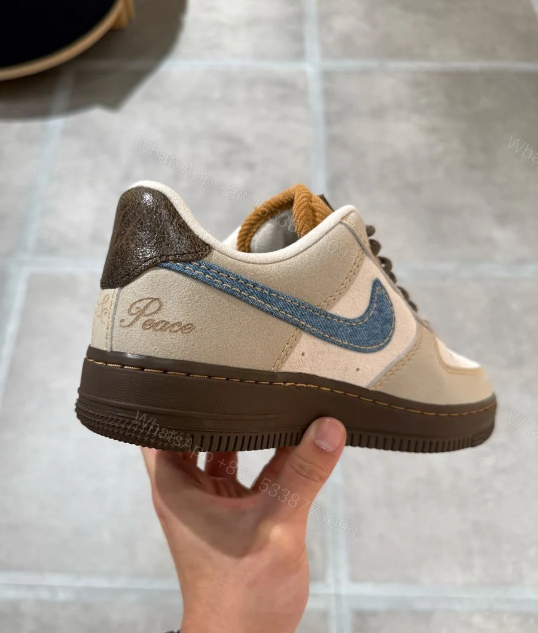 View 6 of FIRST COPY NIKE AIRFORCE ONE LOVE AND PEACE FOR MEN