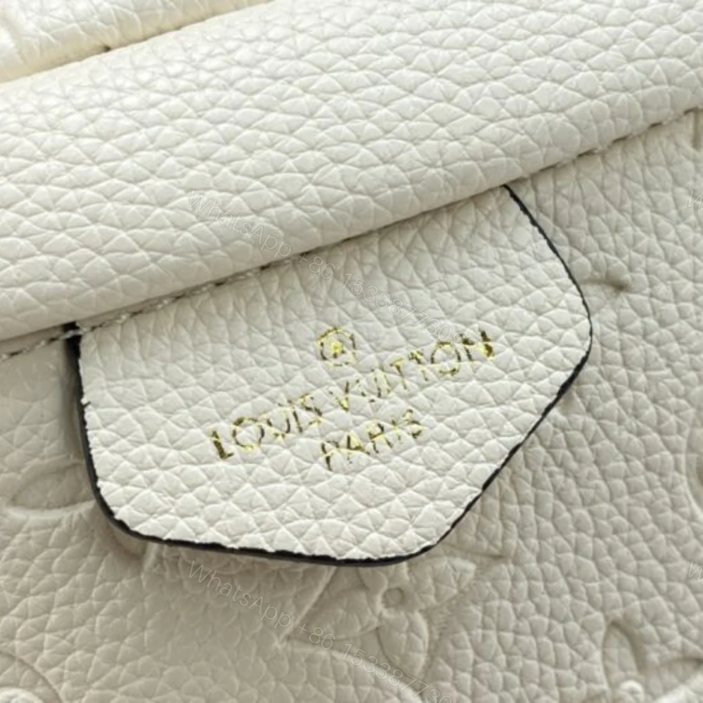 View 5 of Louis Vuitton Monogram Empreinte Bumbag Creme 37Cm M44836