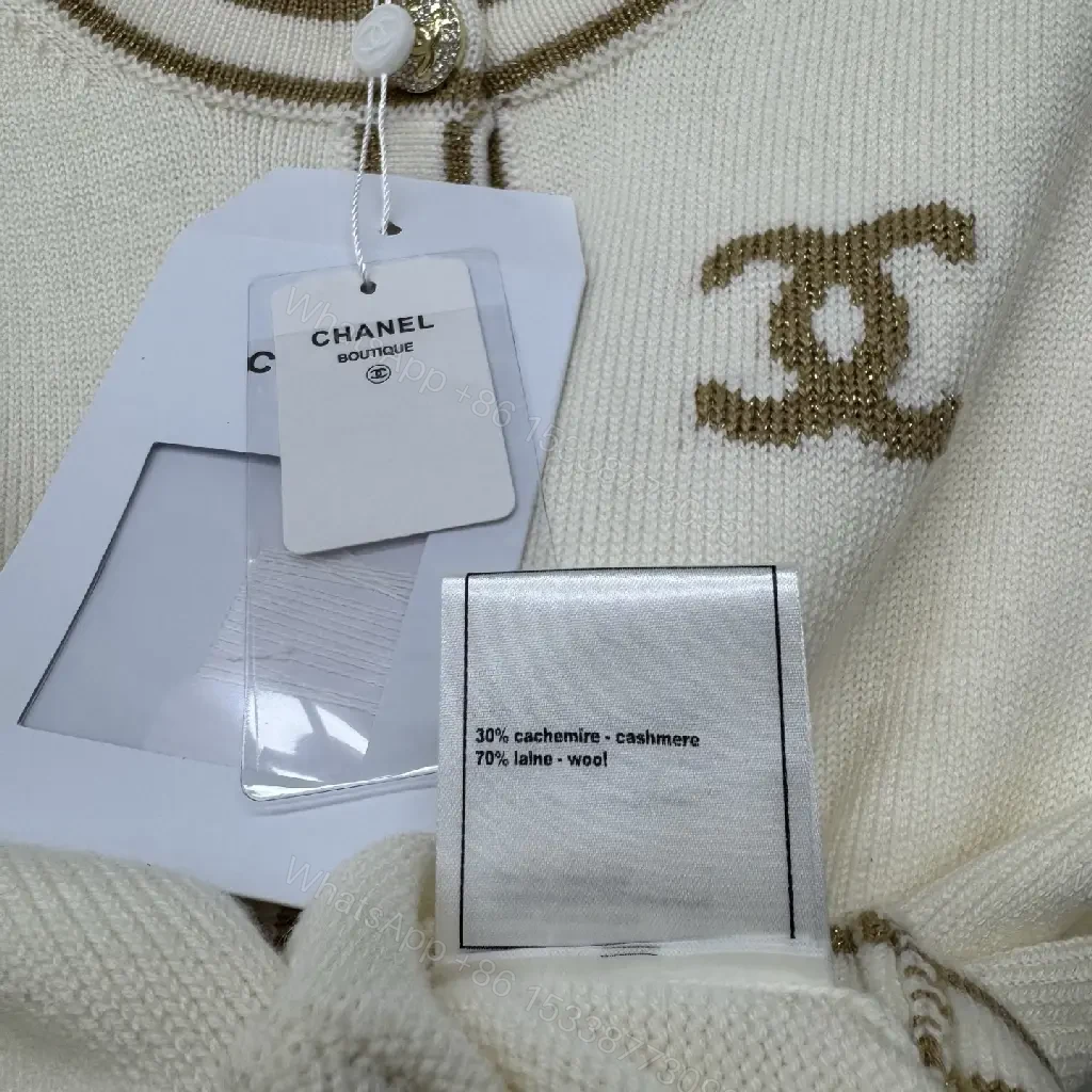 View 11 of Ivory Knit Cardigan: Structured, Luxe Detailing, Short-Sleeve