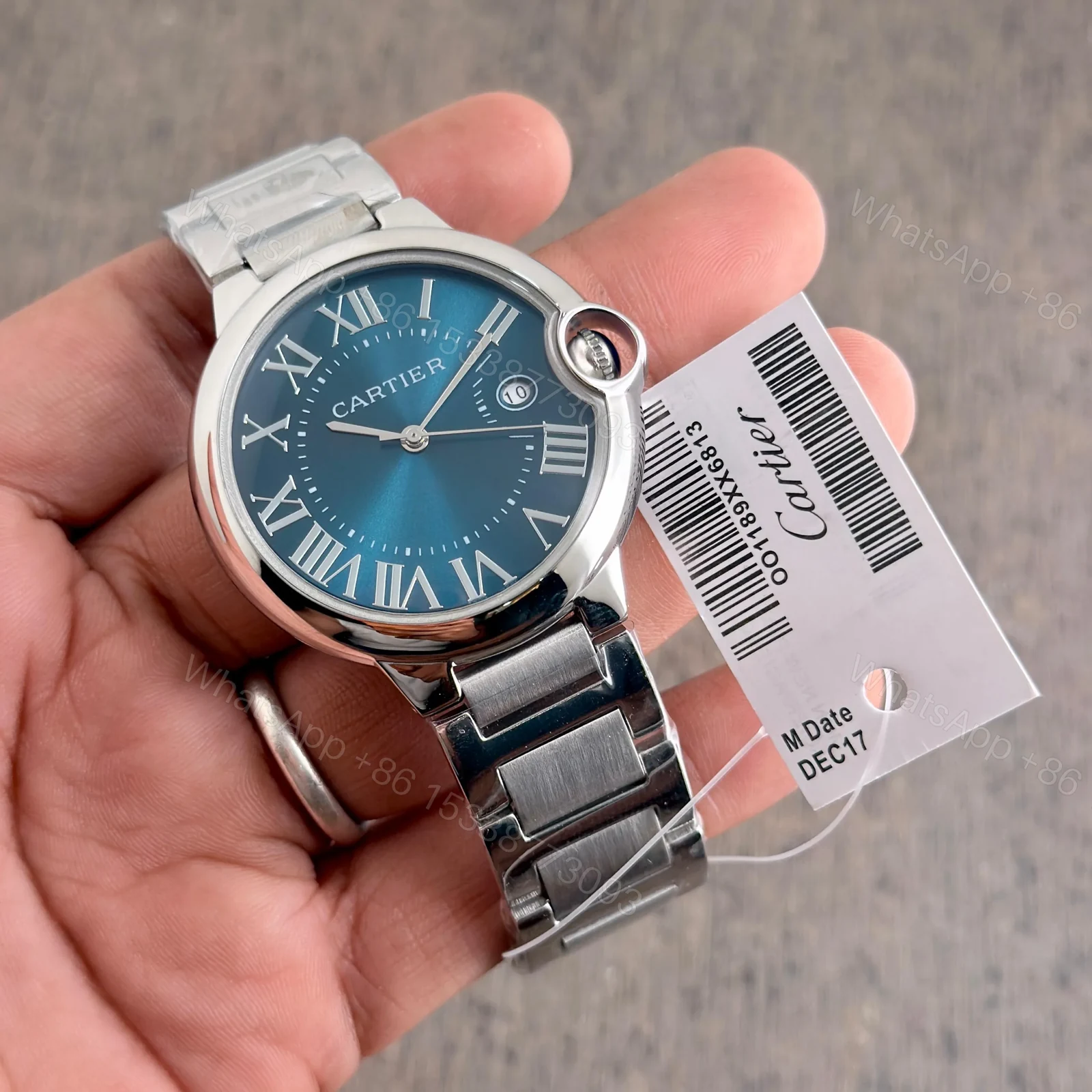 View 3 of Cartier Ballon Bleu Blue Dial