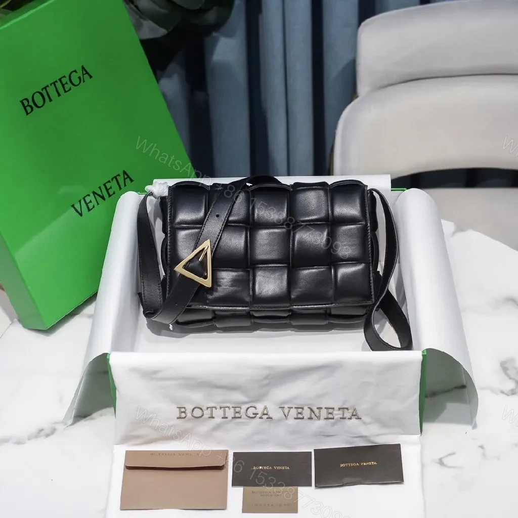 Quilted Leather Mini Bag: Quiet Luxury, Black, Crossbody — view 1