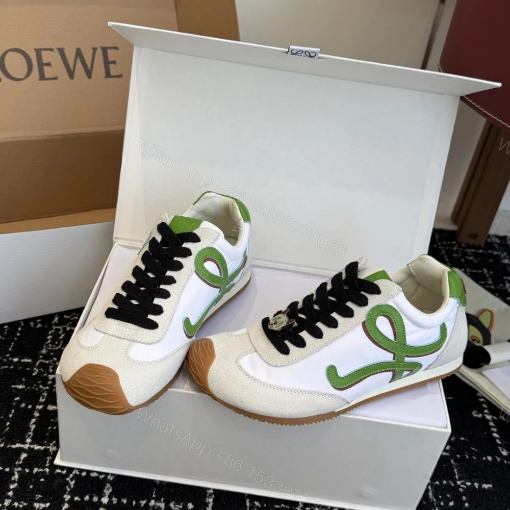 View 2 of Loewe Ballet Runner 2.0 Grass Green And Dark Orang
