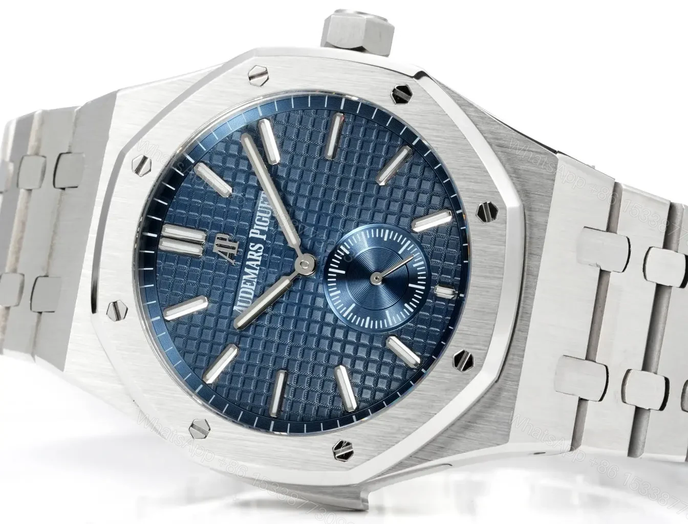 View 4 of OM Factory Audemars Piguell Royal Oak Blue Dial Stainless Steel Men’s Watch