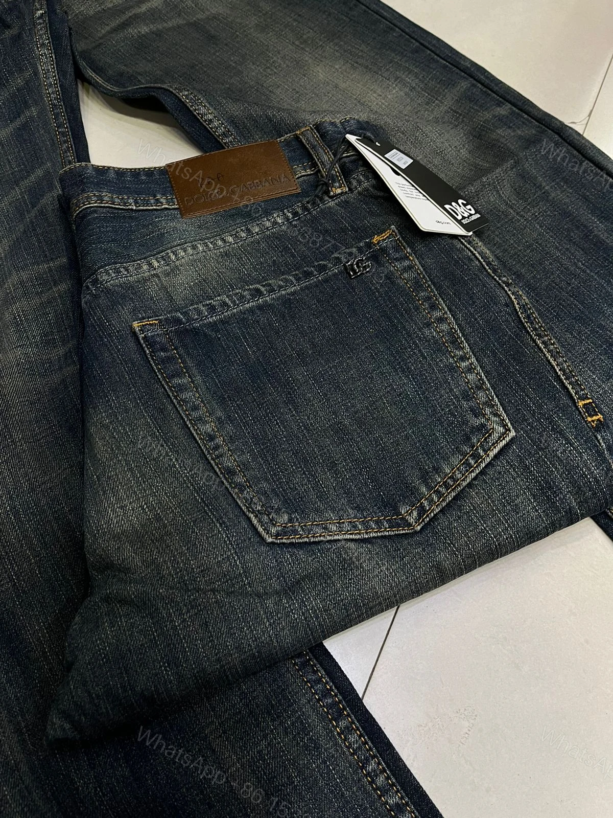 View 4 of First Copy D&G Bootcut Jeans
