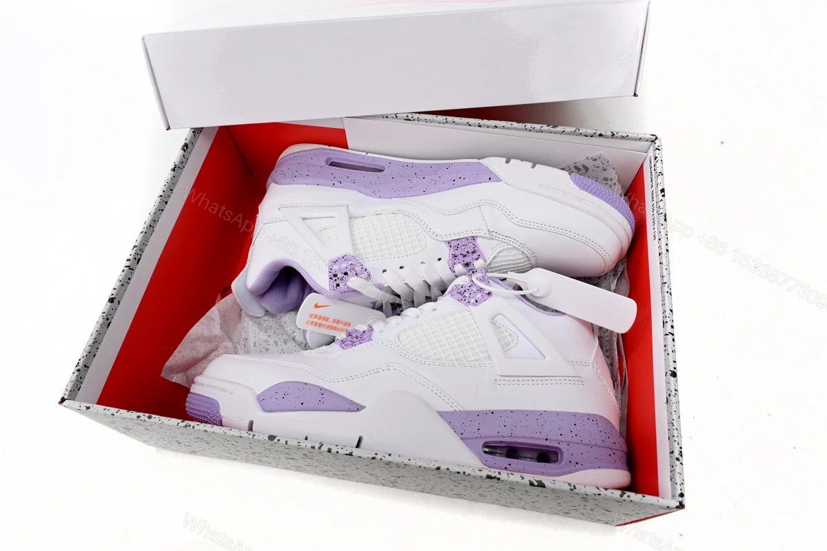Air Jordan 4 Retro White Purple CT8527-115 — view 2