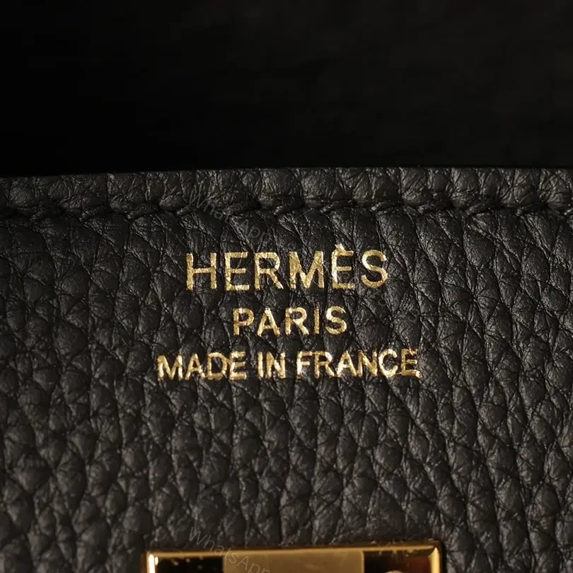 View 14 of 高仿Hermes*Birkin25黑色金扣免檢版