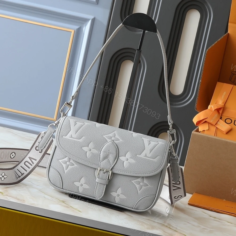 View 2 of LOUIS VUITTON DIANE MONOGRAM EMPREINTE BRUME AND QUARTZ 25CM M14214