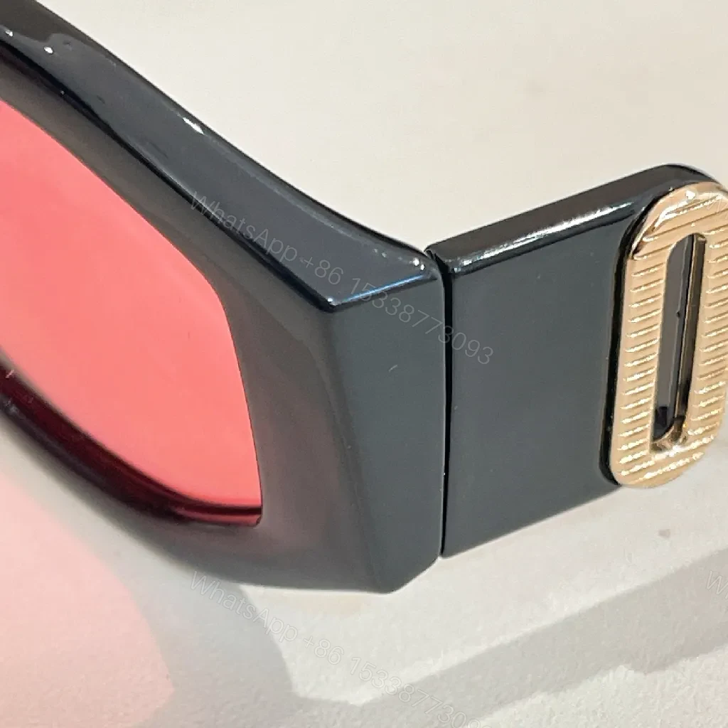 View 6 of Bold Acetate Sunglasses with Gold Accents + Luxury Style + UV Protection Edge