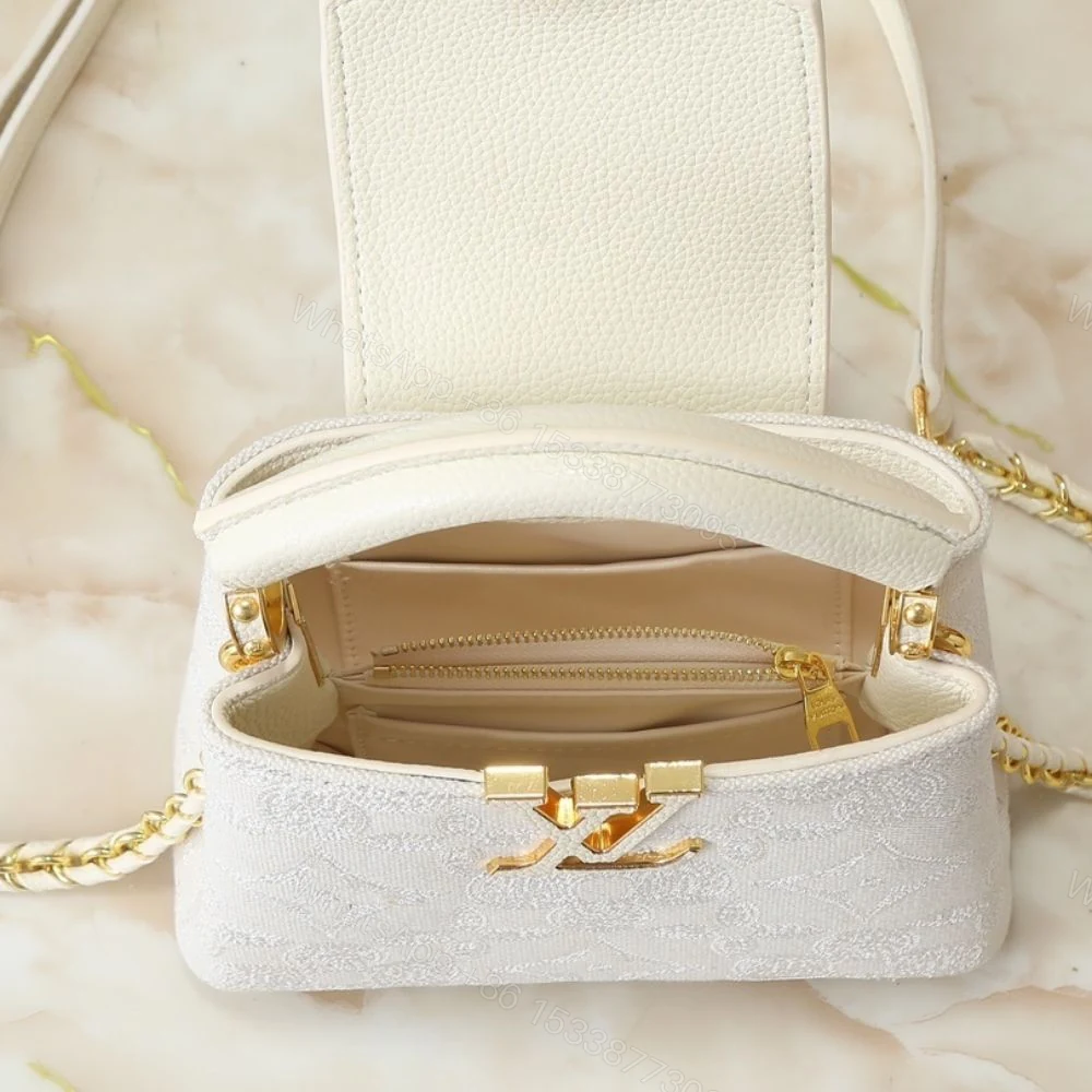 View 8 of Louis Vuitton Capucines Mini Vanilla 21Cm