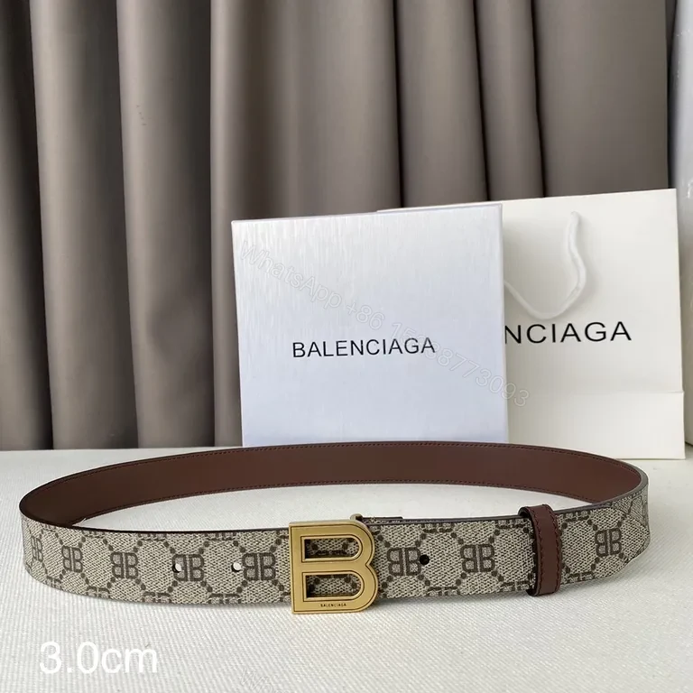 View 6 of Bold Monogram Belt: Gold Buckle, Canvas, Luxe Casual