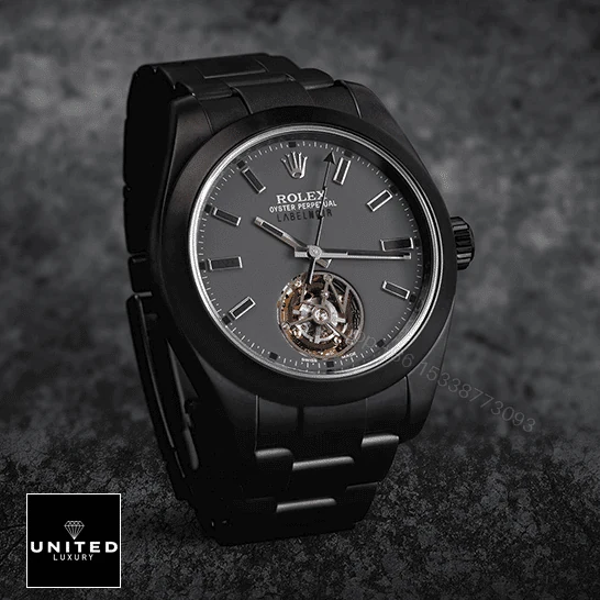 View 3 of Rolex Label Noir Replica