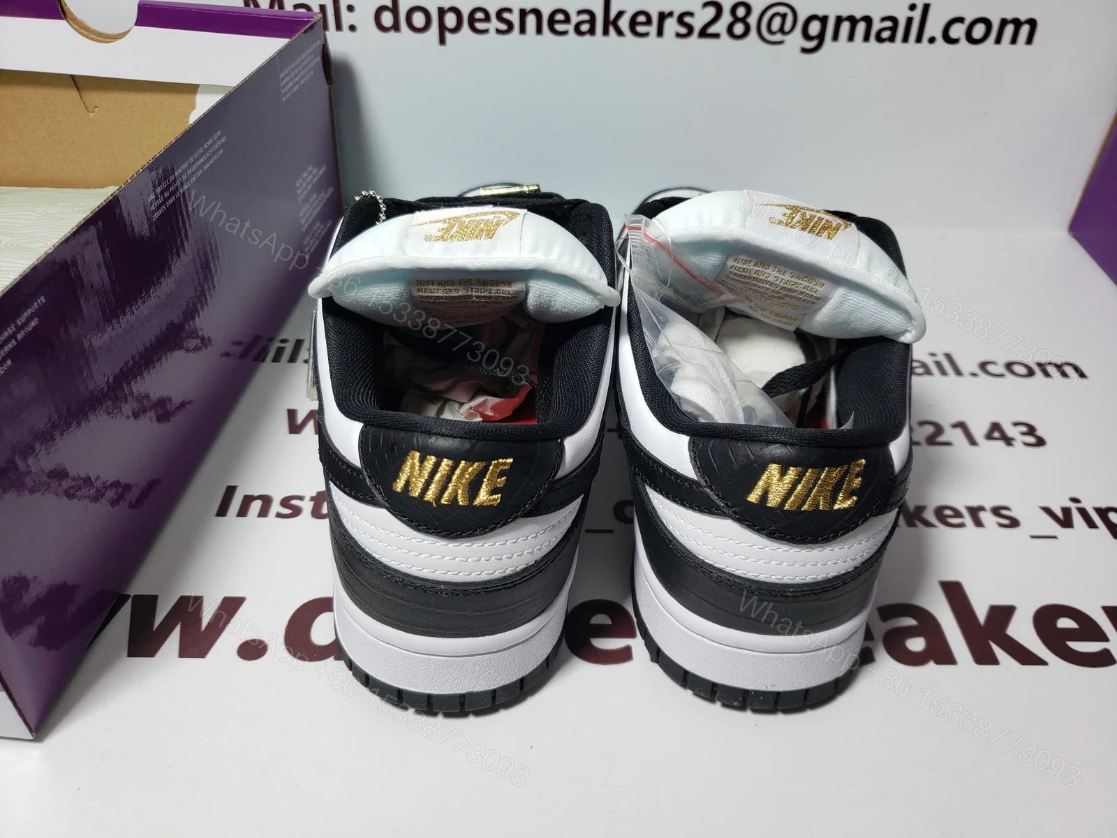 View 5 of Supreme x Nike SB Dunk Low Black Stars DH3228-102