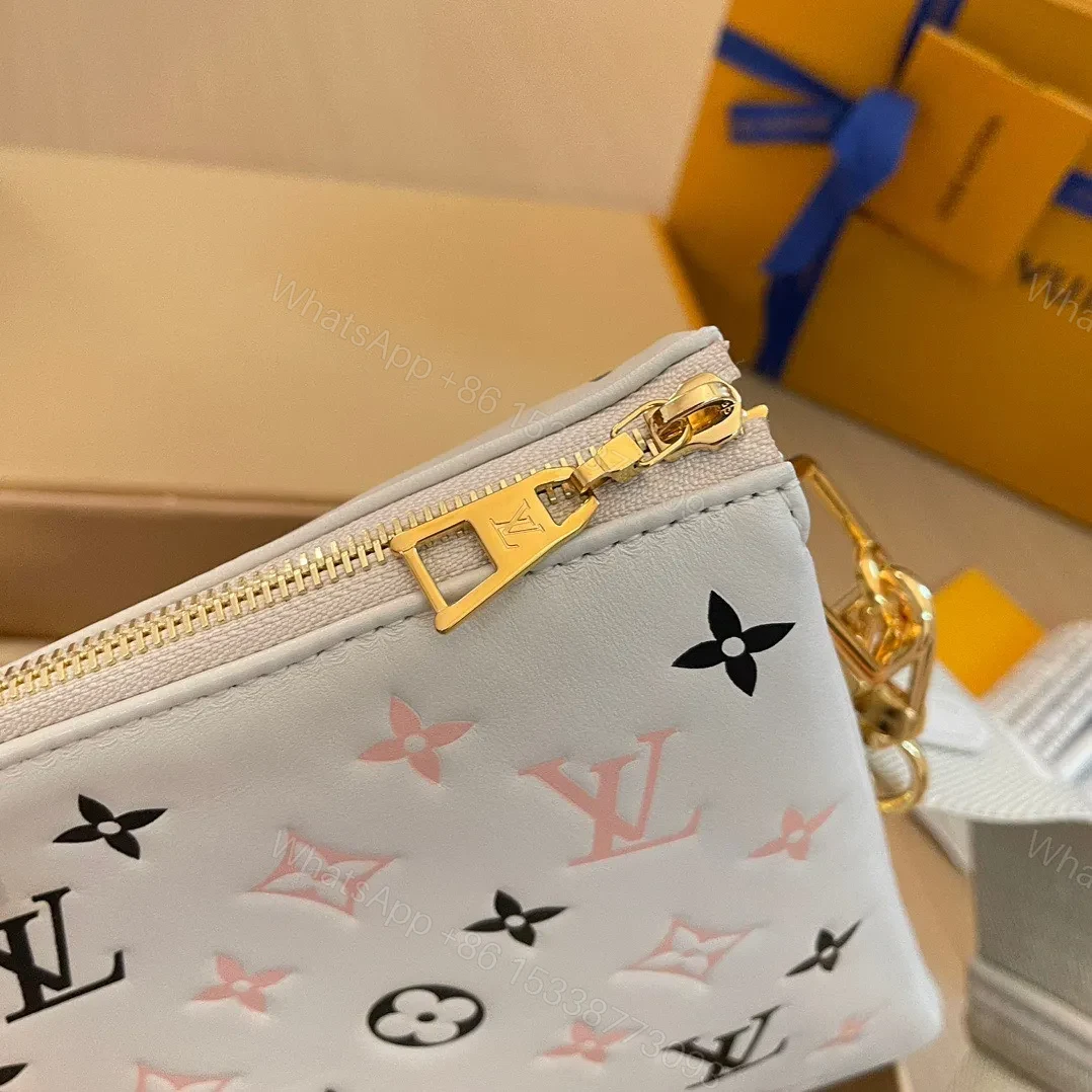 View 3 of Louis Vuitton LV Coussin Monogram Like Auth Handbags Mix Pink Black Pattern 26x20x12cm