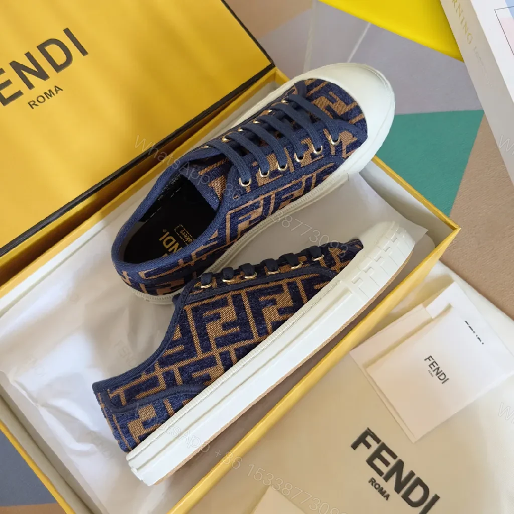 View 6 of Bold Texture Casual Luxury Sneakers with Monogram Pattern