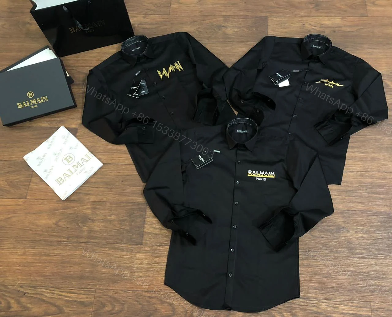 FIRST COPY BALMAIN STORE ARTICLE PREMIUM SHIRT — view 1