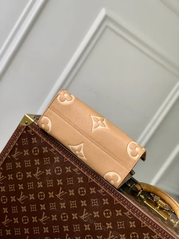 View 3 of Chic Monogram Handbag Duo: Lux Texture, LV Craftsmanship