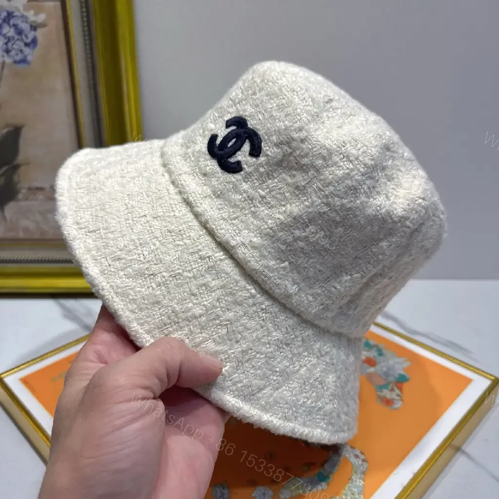 View 6 of Tweed Bucket Hat with Light-Reflective Luxe Detail