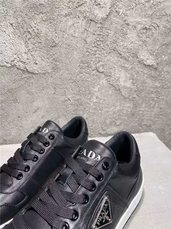 View 8 of PRADA DOWNTOWN LEATHER SNEAKERS – PRD037
