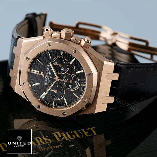 View 8 of Audemars Piguet Royal Oak Chronograph 26320OR.OO.D002CR.01 Replica