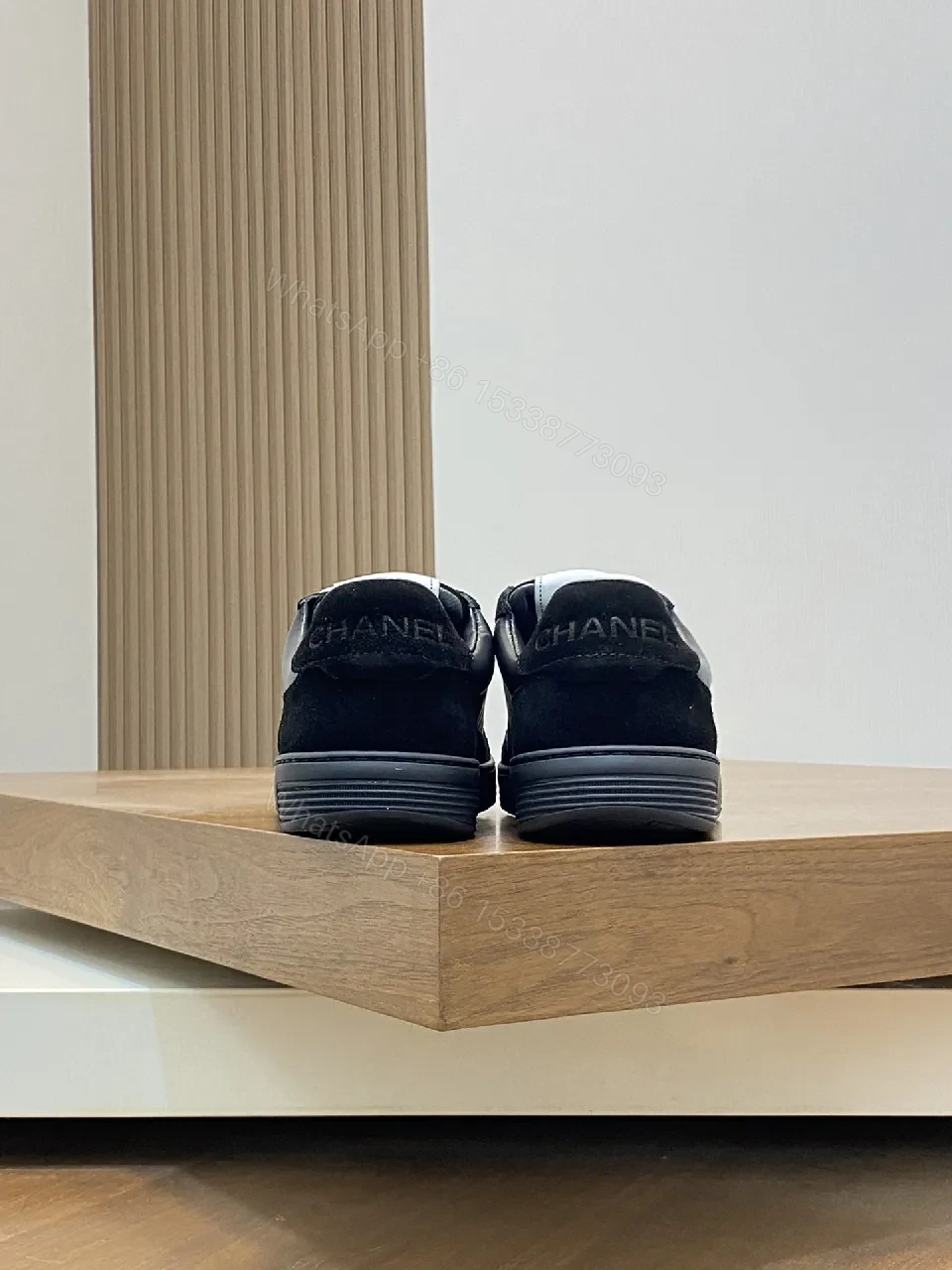 View 2 of Chic Black Sneaker: Patent, Suede, Luxe Casual Comfort