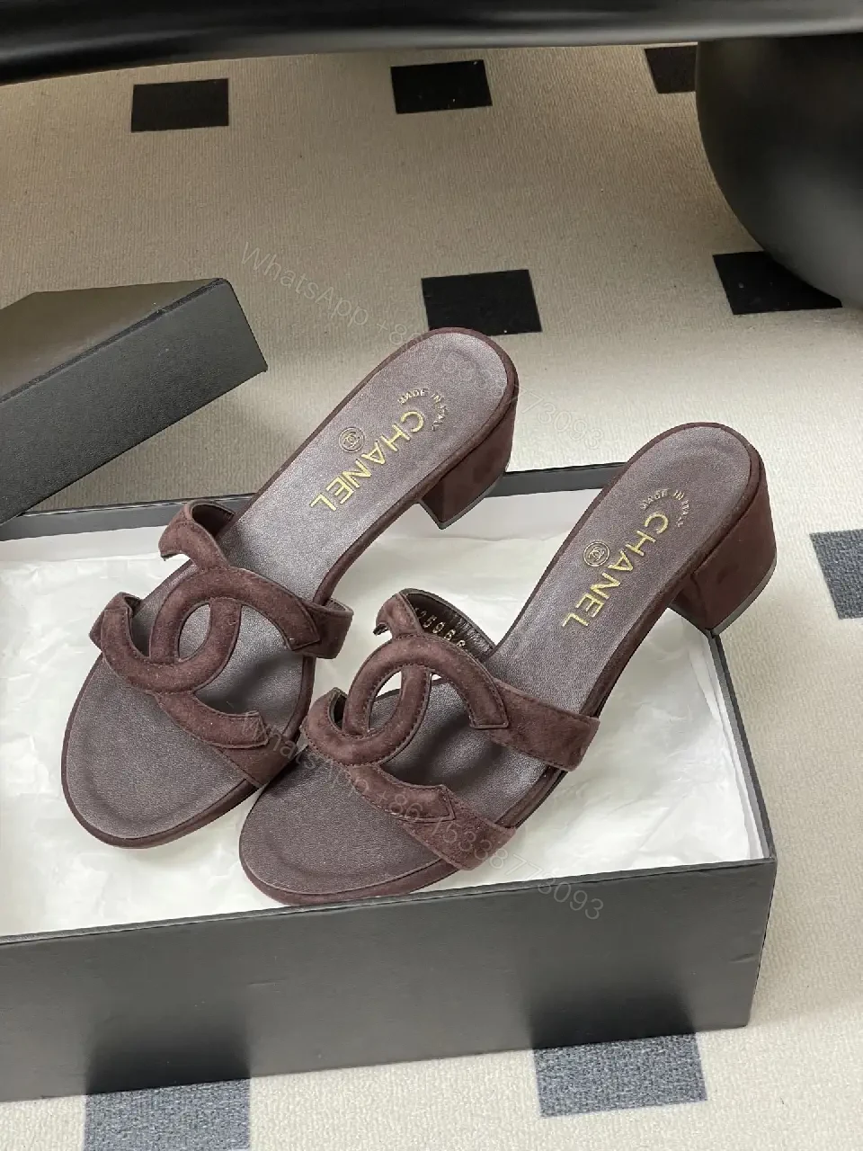 View 9 of Suede Block-Heel Sandals: Subtle Luxury, All-Day Comfort