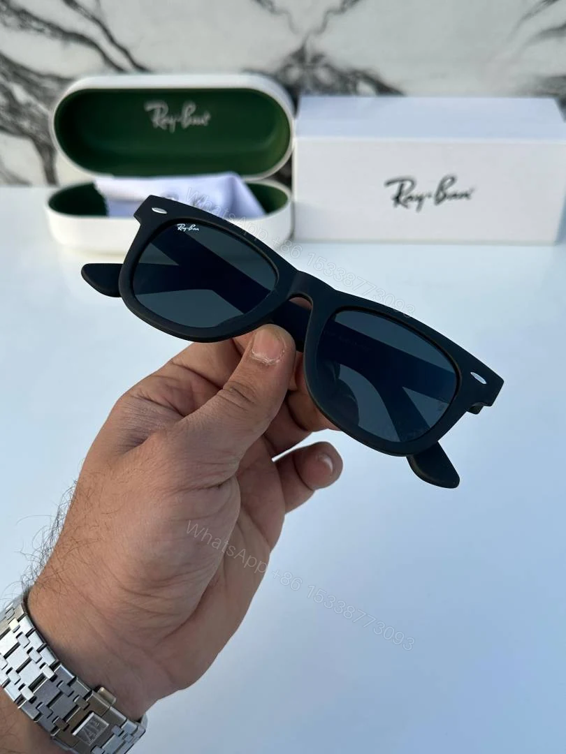View 3 of First Copy Ray Ban 2140 Matte Black Luxury Designer Sunglasses
