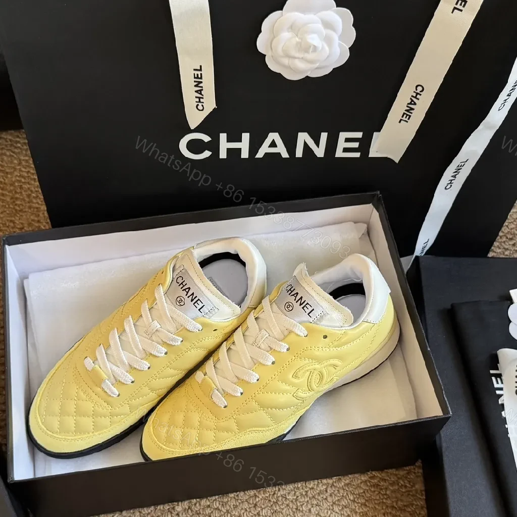 Sunflower Quilted High-Top Sneakers with Luxury Style — view 1