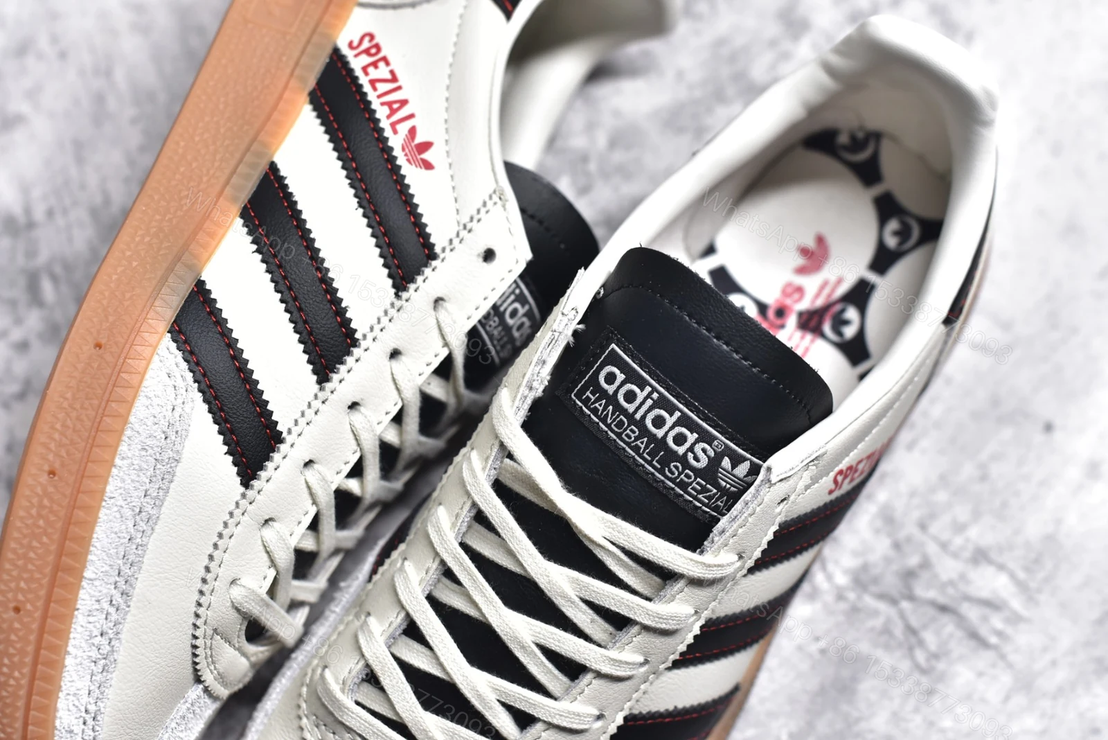 View 6 of Adidas Handball Spezial ‘Aluminum Core Black’