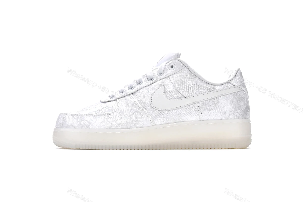 View 9 of CLOT x Nike Air Force 1 Premium White AO9286-100