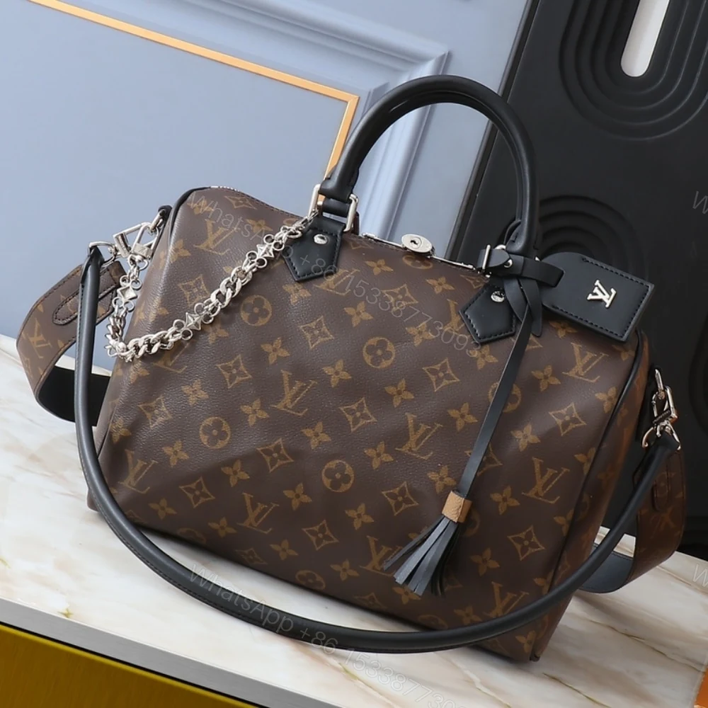View 2 of Louis Vuitton Speedy Soft 30 Dark Brown 30Cm M12243