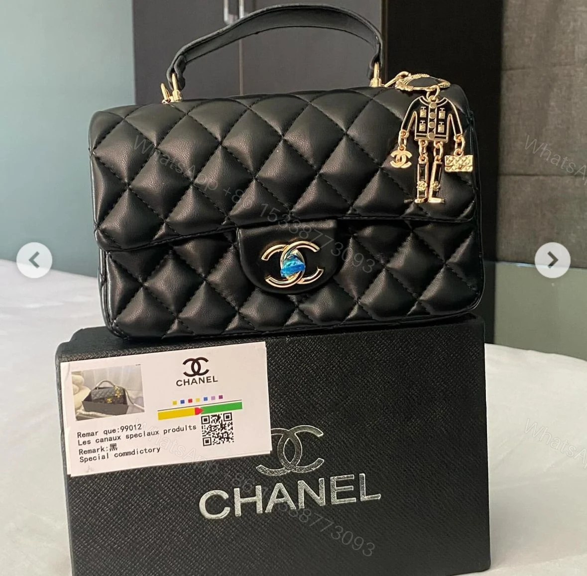 View 6 of FIRST COPY CHANEL MINI FLAP BAG