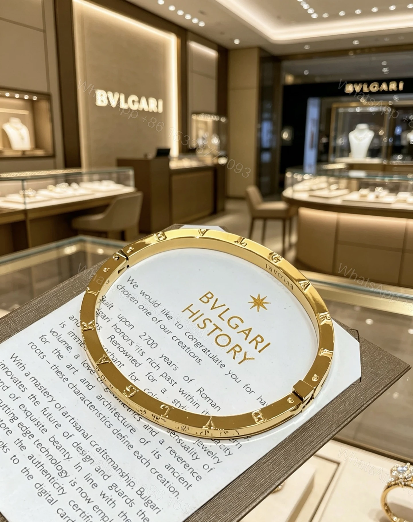 BVLGARI 一比一 經典字母手鐲 開口設計 簡約質感款 — view 1