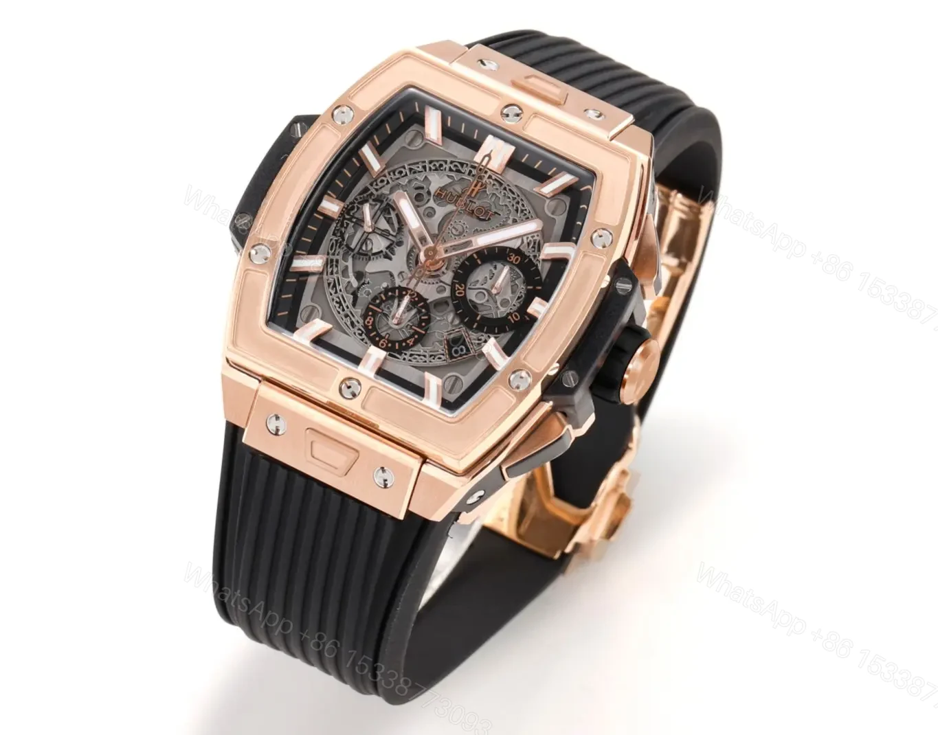 View 2 of HB Factory Hublot Spirit of Big Bang Rose Gold Black