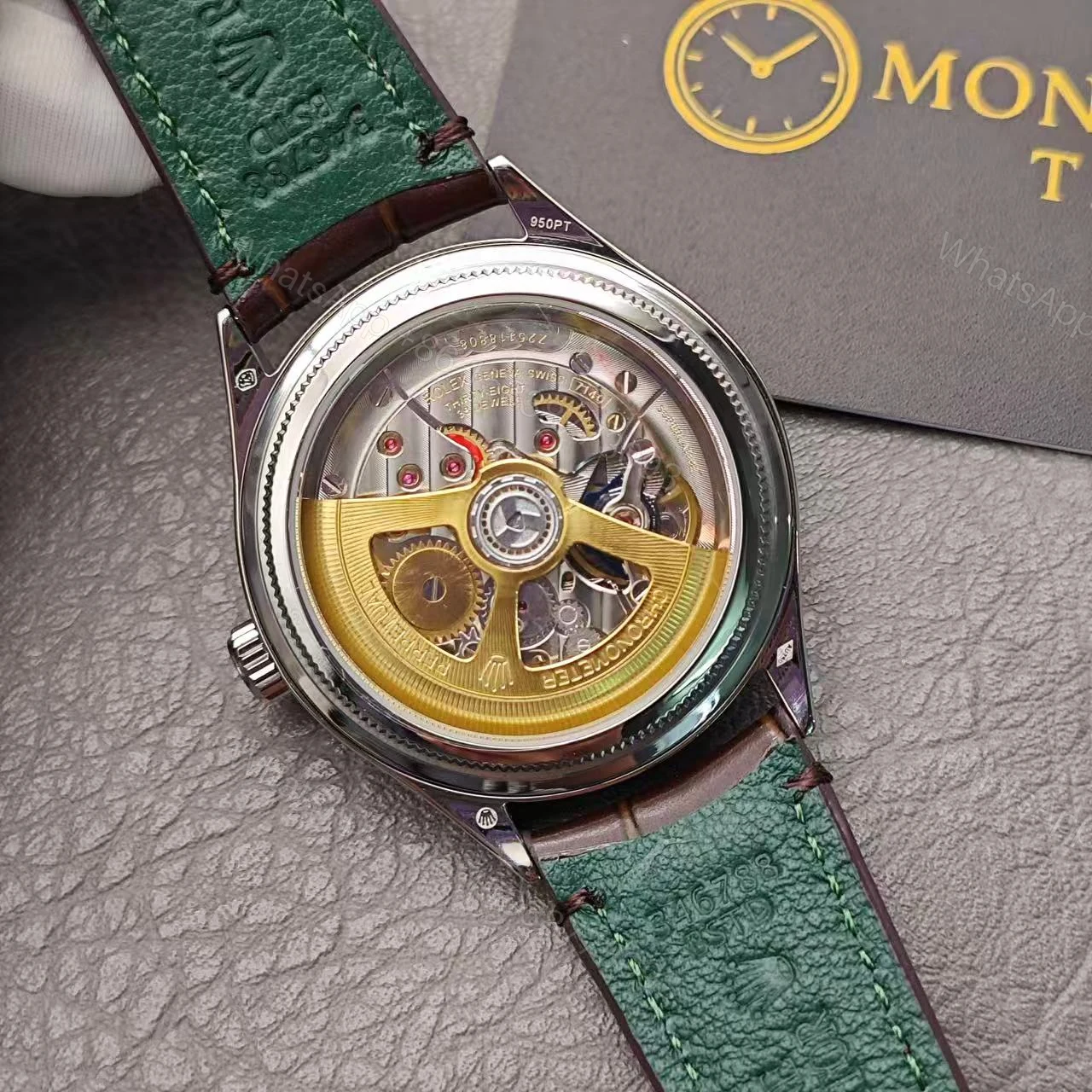 View 14 of New 2024 1908 Replica Rolex Perpertual 39mm Platina