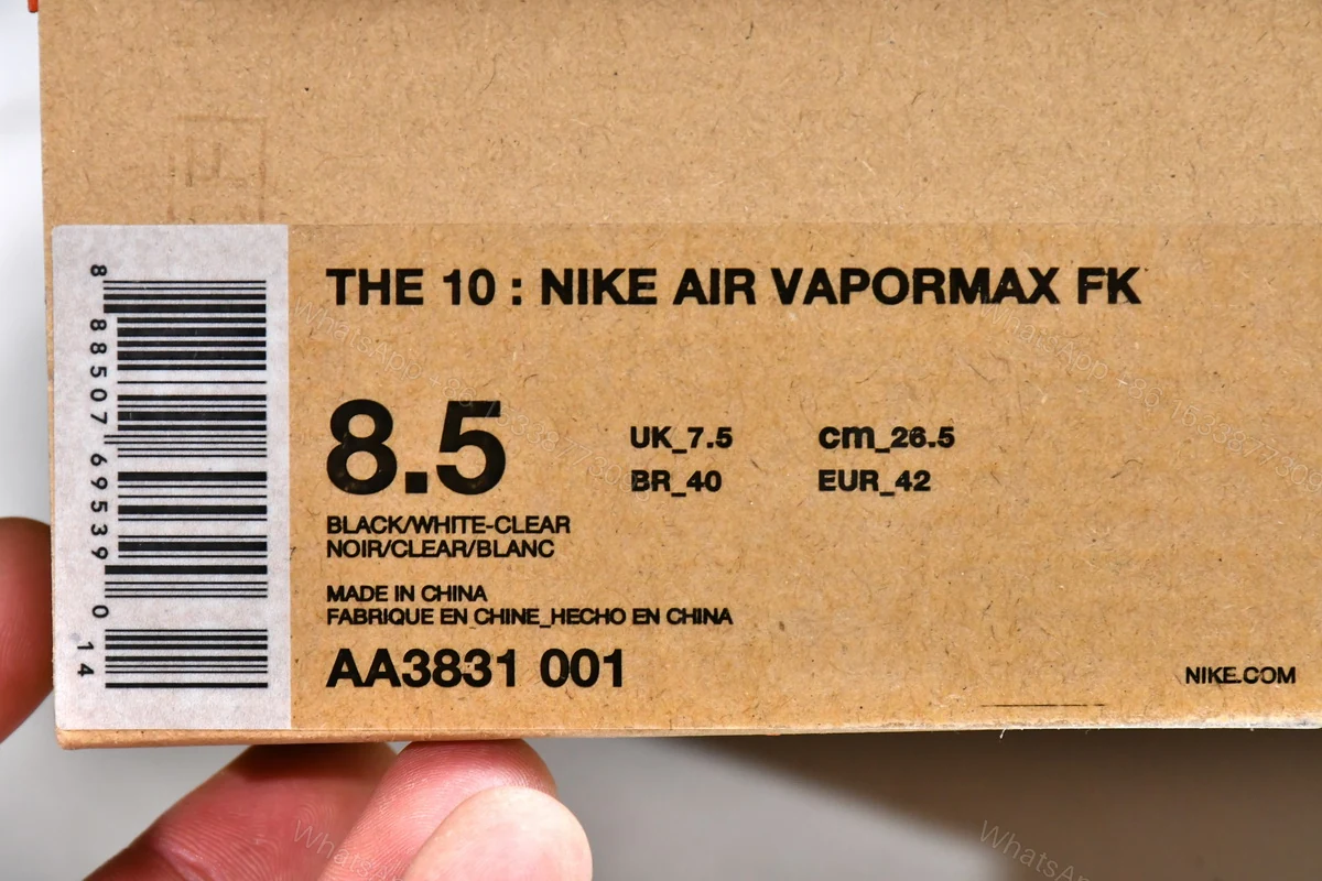 View 14 of OFF White x Nike Air VaporMax Black White